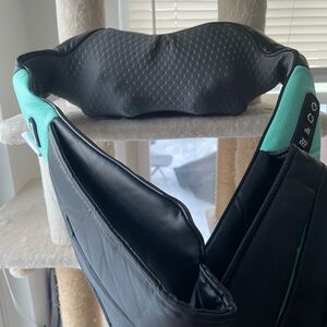 Black and Teal Massage Pillow
